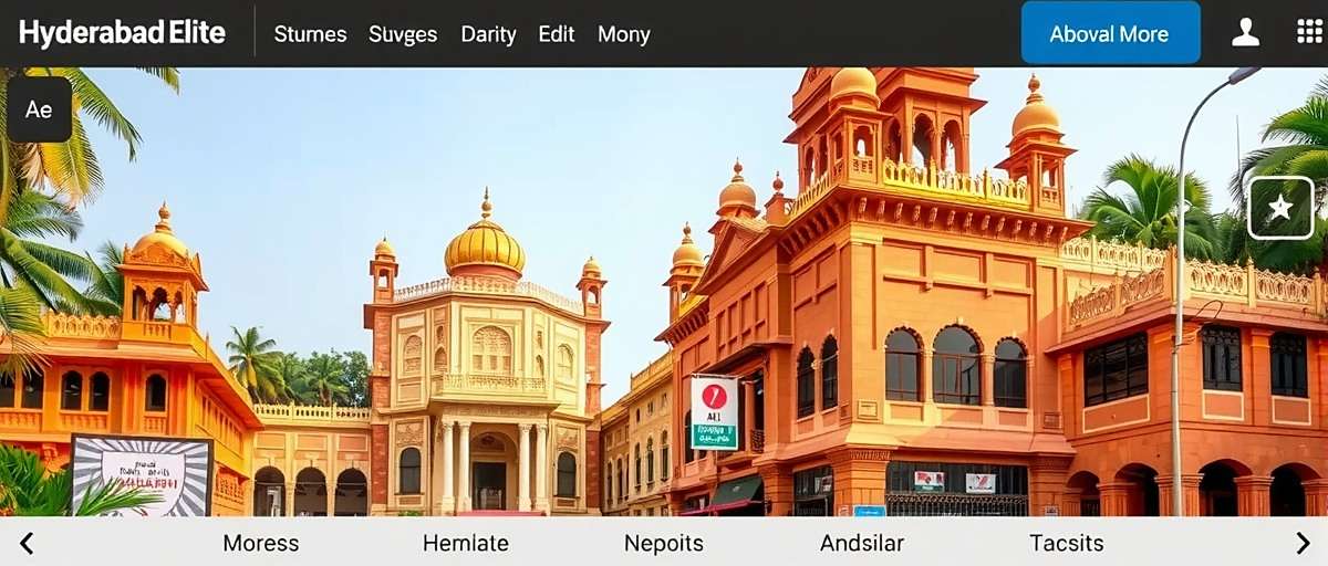 Hyderabad Elite - Multiple Language Support Hyderabad Elite language selection screen